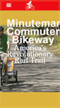 Mobile Screenshot of minutemanbikeway.org