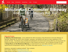 Tablet Screenshot of minutemanbikeway.org